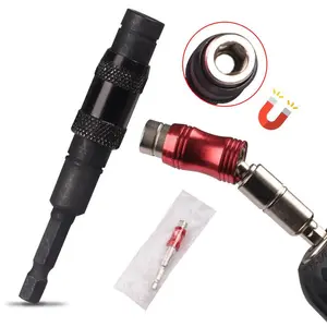 Hex Shank Quick Release Self-Lock Connecting Rod for Electric Drill, Extended Length Fast Conversion Bit Holder, Durable Extension Connector