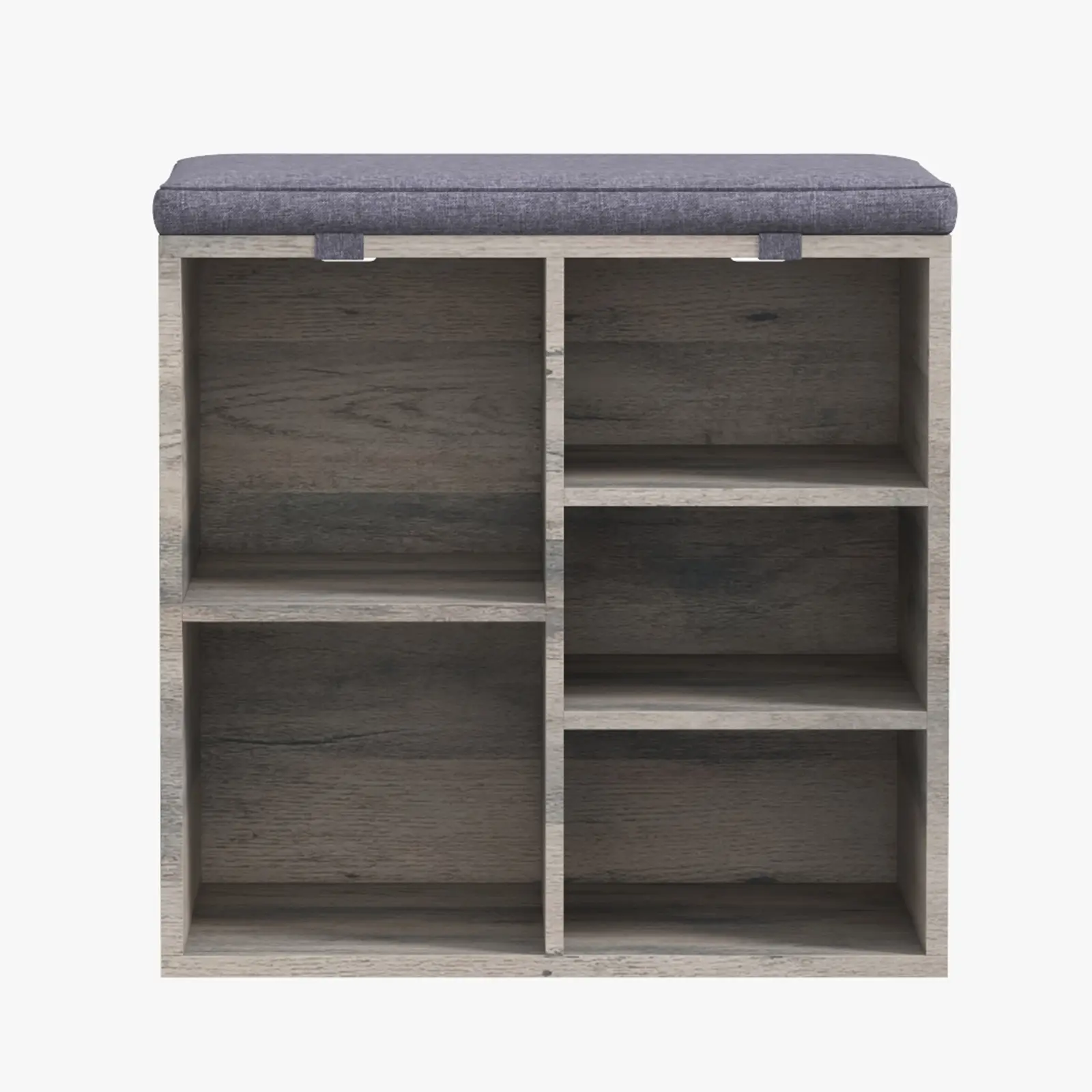 104-Inch Rectangle Entryway Shoe Storage Bench with Cushion, Side Pocket, 10 Cubbies, Adjustable Shelf, Back Panel, Multifunctional Adjustable Organizer for Bathroom, Adjustable Organiser, 104" Space Saver