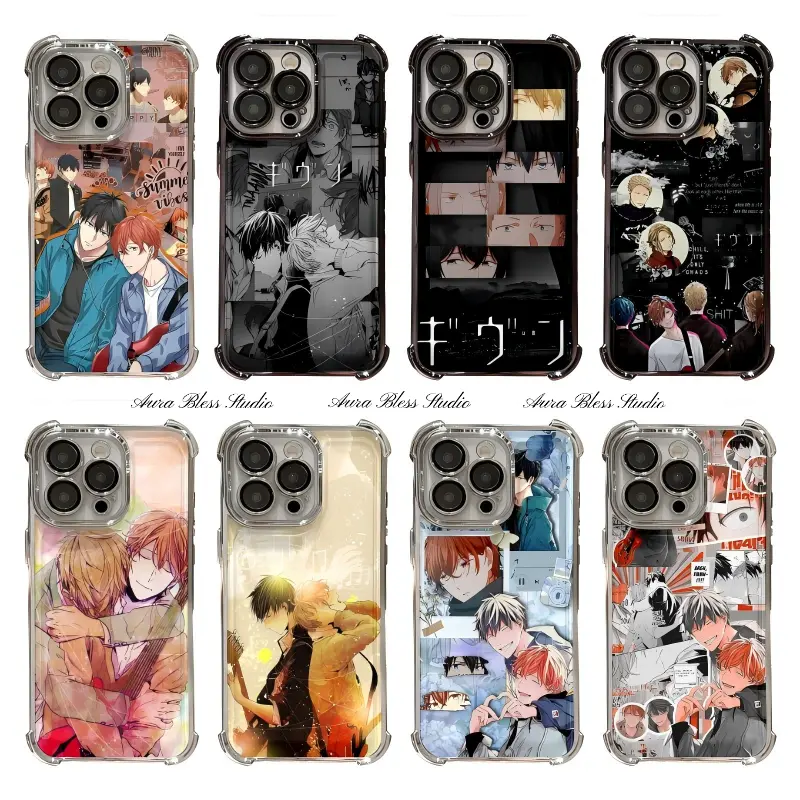 Comic Hot Anime GIVEN Phone Cases For iPhone 17 Promax Air 16 15 14 Pro Max Plus 13 12 11 Black Silver Transparent Electroplate TPU Shockproof Protective Cover Gifts For Birthday Valentine Christmas Thanksgiving Halloween