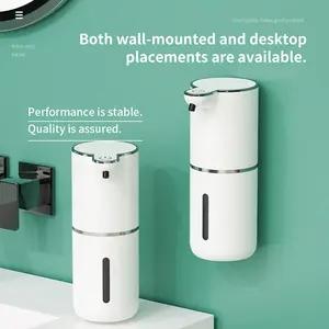 Automatic Soap Dispenser, Refillable Cosmetic Pump Dispenser, Non-Contact Automatic Sensor Foam Soap Dispenser, USB Rechargeable, Touchless Automatic Liquid Foam Dispenser for Bathroom and Kitchen, Hot Easter Sale!
