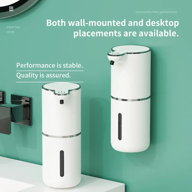 Automatic Soap Dispenser, Refillable Cosmetic Pump Dispenser, Non-Contact Automatic Sensor Foam Soap Dispenser, USB Rechargeable, Touchless Automatic Liquid Foam Dispenser for Bathroom and Kitchen, Hot Easter Sale!