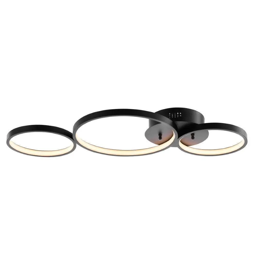 JONATHAN Y Nube Contemporary Metal Integrated LED Flush Mount Ceiling Light - Bright, Minimalist Lighting for Living Room, Bedroom (Modern Pendant Lights Alternative), Bright Lighting, Integrated Led Lights