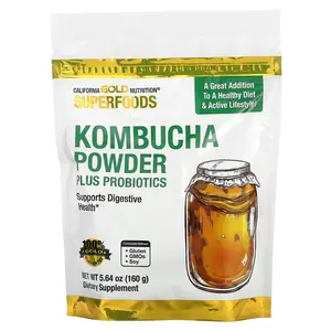California Gold Nutrition SUPERFOODS - Kombucha Powder, 5.64 oz (160 g)