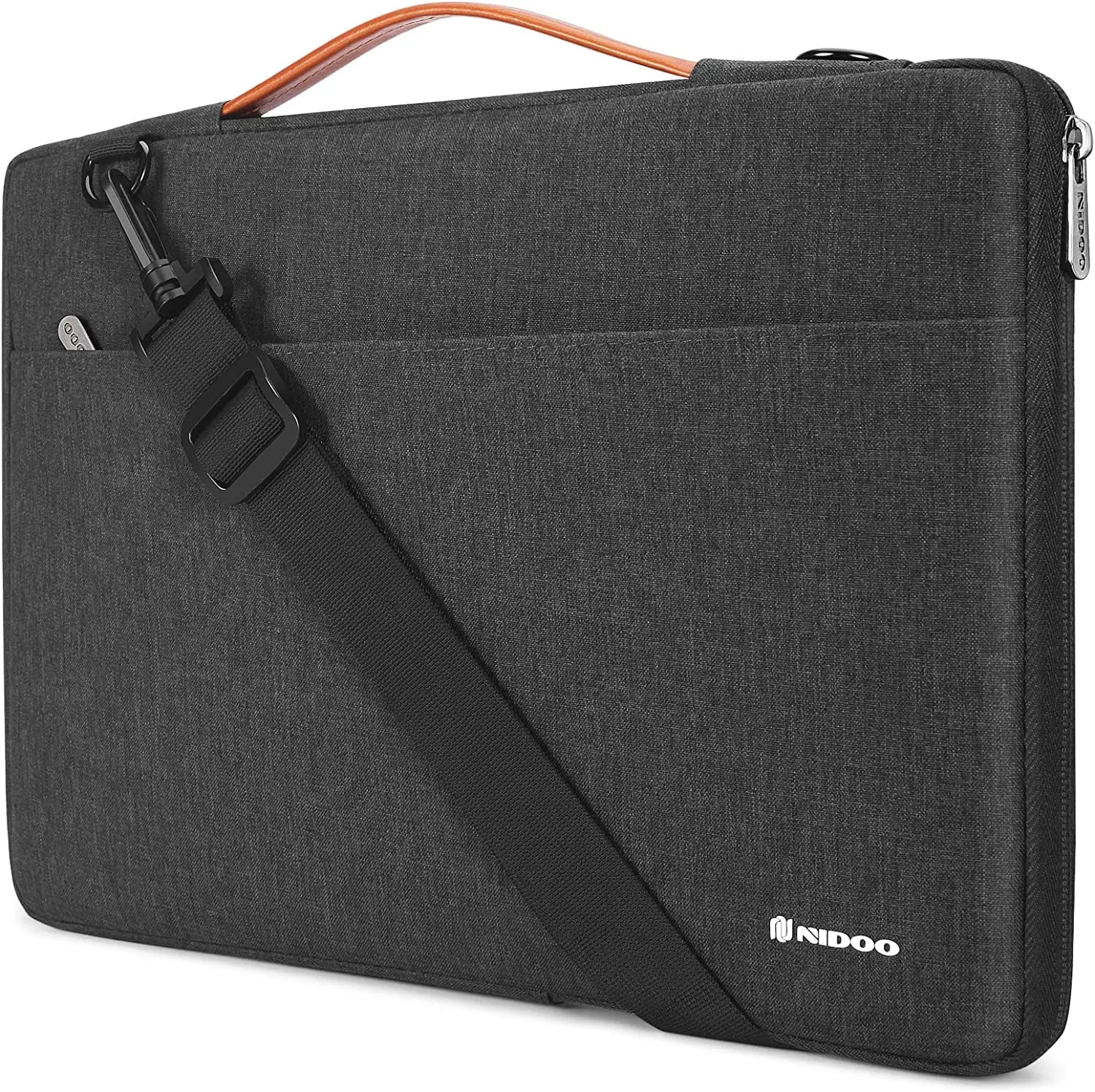 NIDOO 17.3 Inch Laptop Sleeve Case Notebook Shoulder Bag Carrying Bag Water-Resistant Handbag for 17.3" Gaming Pavilion 17 / P73 P17 / Inspiron 17 / G7 17 / Precision 17 7740 7750 / Chromebook 317