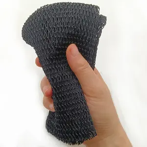 African Net Sponge - Authentic Exfoliating Bath Wash Cloth, Black Owned, Long Body Scrubber for Dead Skin Removal, Shower & Bath Accessories