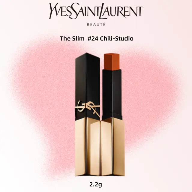 Yves Saint Laurent The Slim #24 Chili-Studio Lipstick 2.2g - Luxurious Matte Finish
