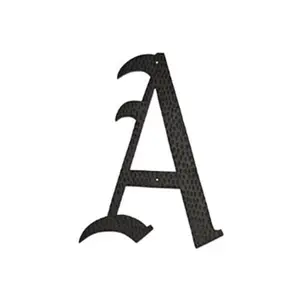 212 MAIN HAM-24-A 24 In. Aluminium Decorative Hand Monogram A Sign, Home Improvement Building Supplies for Doors, Gates & Windows