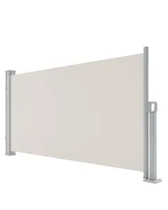 Gaomon 71in x 138in Retractable Side Awning, Waterproof UV-Resistant Folding Privacy Divider Screen, Backyard Patio Decor for Patio & Balcony