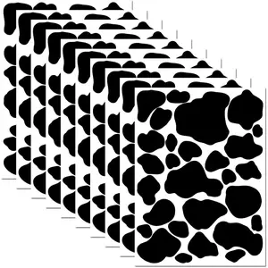 280 Pieces Cow Print Stickers Peel and Stick Vinyl Decals for Wall, Car, Laptop, Water Bottle & Home Decor