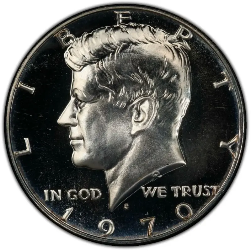 1970-S Silver Proof JFK Half Dollar in Mint Condition