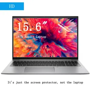 2pcs 15.6 Inch HD Laptop Screen Film 5H Hardness Glossy Scratch Proof Plastic Shield 16:9 Fit HP Dell Sony Samsung