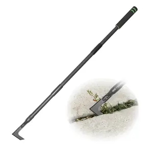 43.7" Crack Weeder Long Handle Weed Puller Adjustable Weed Remover Durable Manual Crevice Weeding Tool for Sidewalk, Paver, Wall Gaps, Lawn Yard, Deck Boards