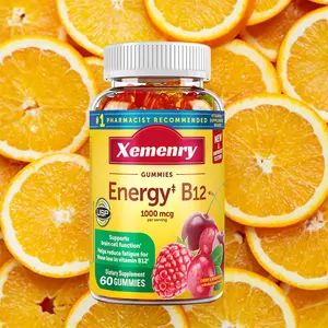 Xemenry-Vitamin B12 Gummies-1000mg-Helps break down food into energy, relieves fatigue-Suitable for men and women