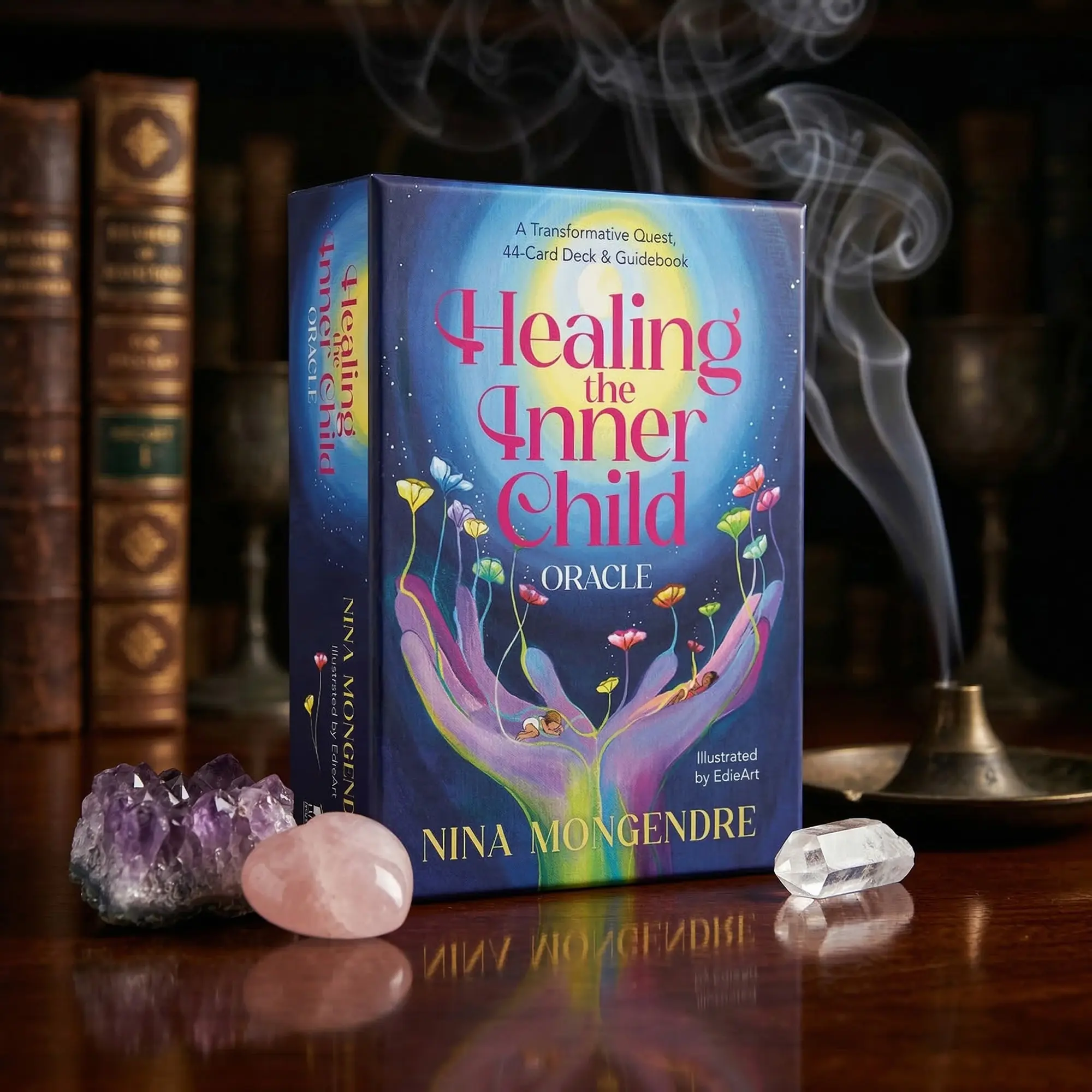 Healing the Inner Child Oracle 44-Card Deck & Guidebook for Inner Child Healing Peace Calm Resilience Joy