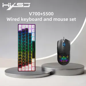 Wired Keyboard Mouse Set, Membrane Keyboard + Wired Mouse, Compatible with Ps4, Xbox, PC, Laptop, Only Wired Connection, Backlight Keyboard