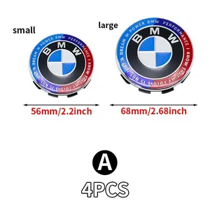 4Pcs/Set 56MM/68MM Car Styling Wheel Center Cap Hub Covers Badge Accessories For BMW M X5E70 E30 X3G01 F40 X3F25  X5F25 F36 E85