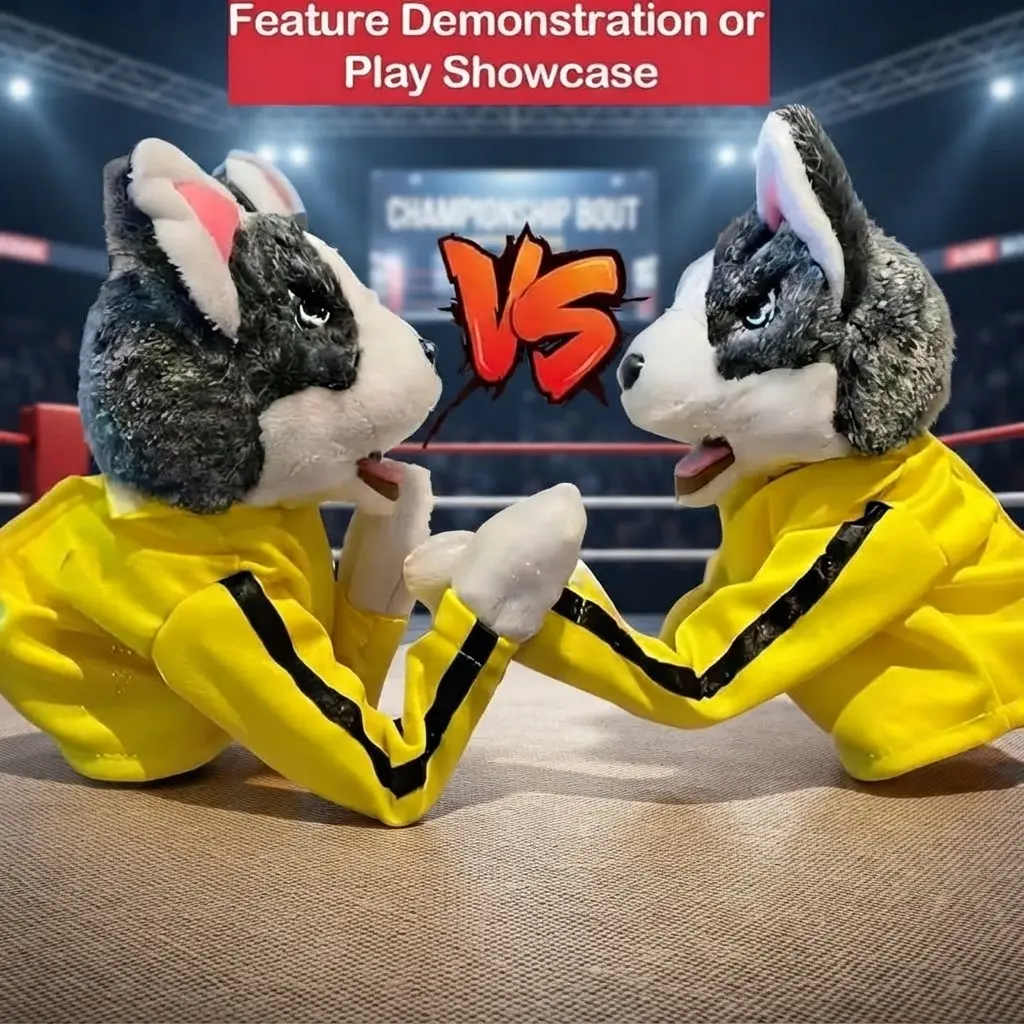 Animal Theme Interactive Boxing Hand Puppet, Unisex Kids’ Pretend Play Item for Storytelling, Party Bag Gift & Back to School Novelty Toy