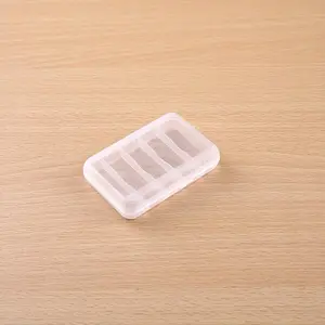 1pc Clear Plastic Storage Box with Hinged Lid - Multi Grids Organizer, Perfect for Organizing Small Items!