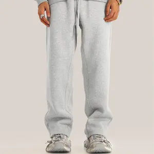 EVELLYHOOTD 600GSM Straight-Leg & Cuffed Baggy Fleece Sweatpants – Unisex Retro Streetwear for Spring Fall Winter | Soft & Cozy Fit【2025 New Drop】