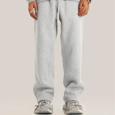 EVELLYHOOTD 600GSM Straight-Leg & Cuffed Baggy Fleece Sweatpants – Unisex Retro Streetwear for Spring Fall Winter | Soft & Cozy Fit【2026 New Drop】