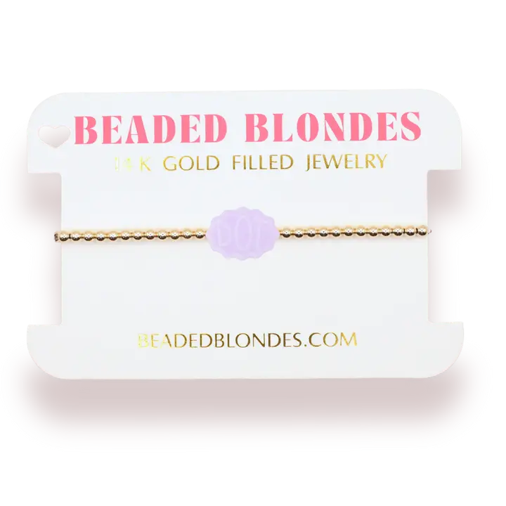 Dot Bracelet on Gold