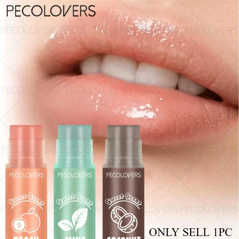 1pc Long-Lasting Fruit Scented Lip Balm - Waterproof Glossy Texture & Non-Sticky Feel, Winter Lip Care Essential, Any Occasion Use, Great Birthday Present for Women - Moisturizing Lip Gloss & Balm