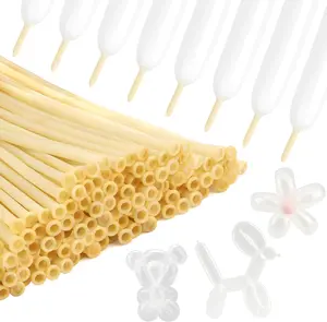 260 Balloons Clear, Long Balloons 100 count,  Balloon, Modeling Transparent Long Skinny Balloon, Party Favors for Birthday Party Wedding Graduation Christmas Decoration