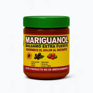 VIRAL Mariguanol Reforzado Extra Fuerte Massage Gel Balm – 125g Jar – External Use Only – Relaxing Massage Formula for Everyday Use – Ideal After a Long Day of Work or Activity