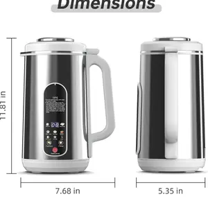 stainless steel automatic Nut milk maker machine .40.5oz 8in1