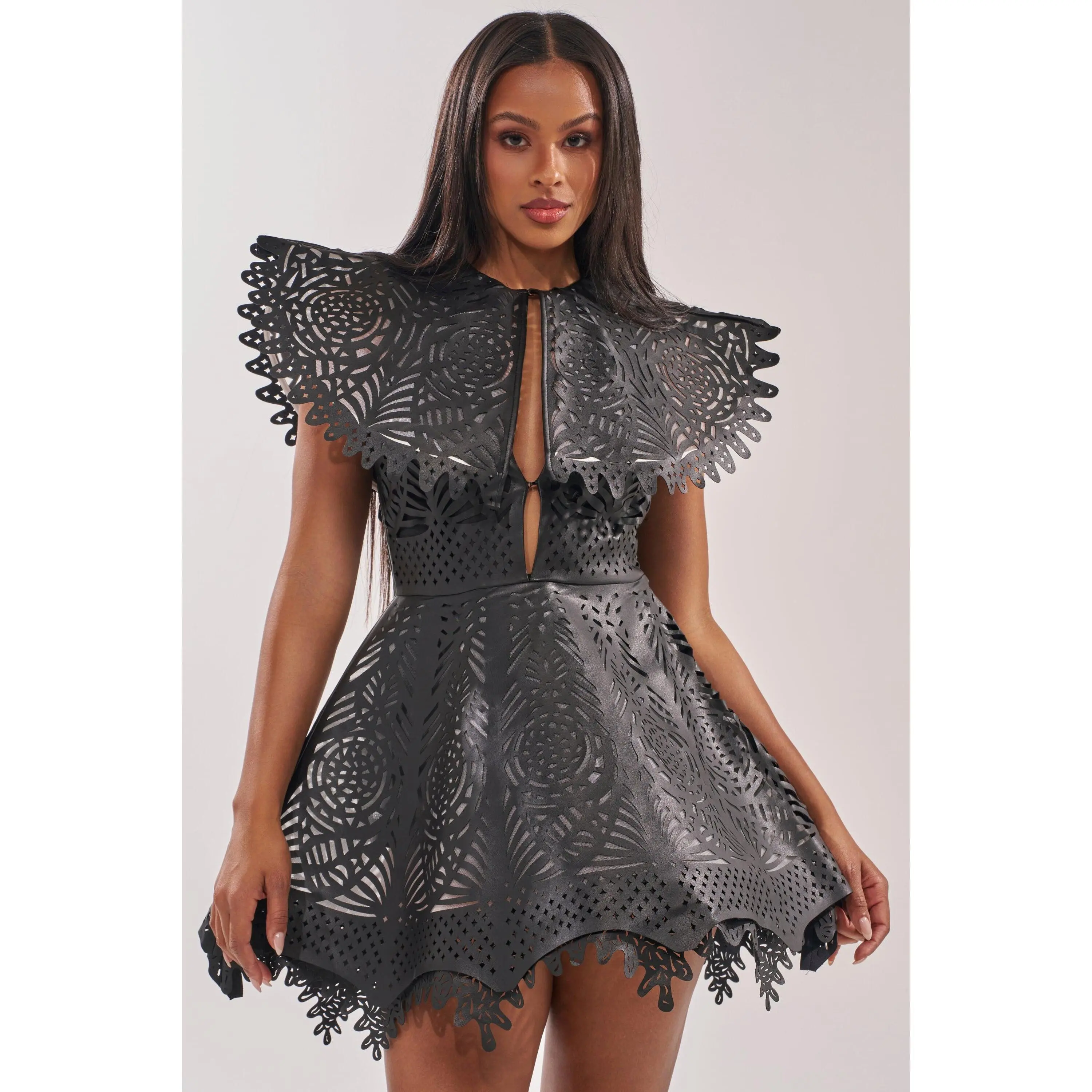 URBAN EDGE MINI COLLARED DRESS