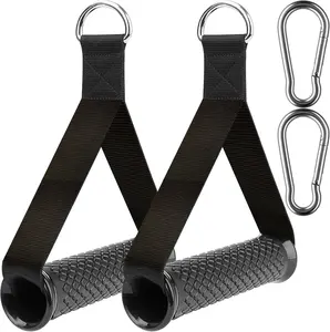 Ultra Heavy Duty Exercise Handles,  Handles Gym Equipment Attachment, Double D-Ring Grips, Encrypted Webbing, Design Non-Slip Comfort Grips