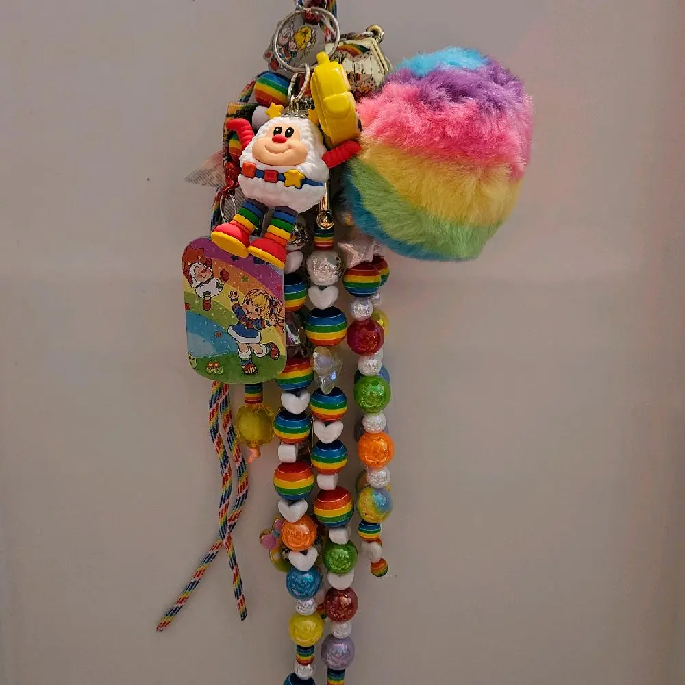 RAINBOW BRIGHT JUNK KEYCHAIN
