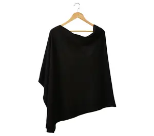 Hadley Wren Solid Knit Cotton Poncho