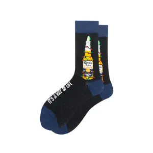 Corona Beer Black Socks