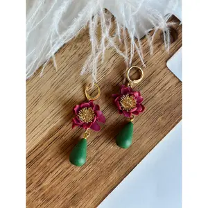 Floral Beaded Dangles