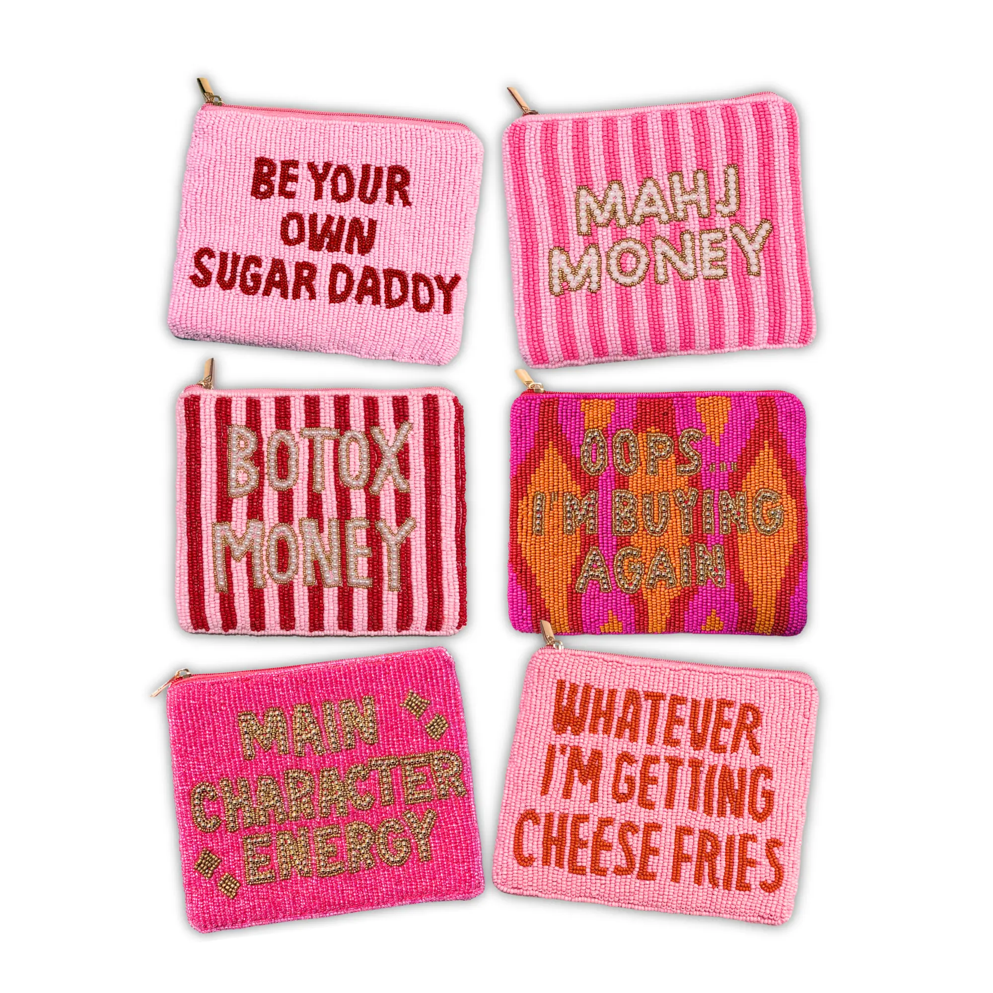 Handmade Beaded Zipper Pouch for Women | Makeup, Cards, Cash & Travel Organizer | Brittyland