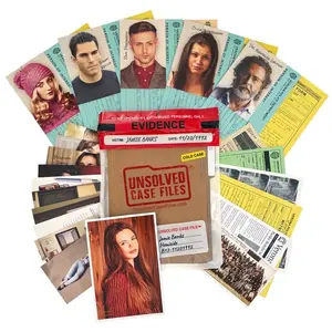 Jamie Banks Case Detective Game Unsolved Mystery Files, Cold Murder Suspense Game, Suitable for 14+ Players, Perfect for Parties & Holidays