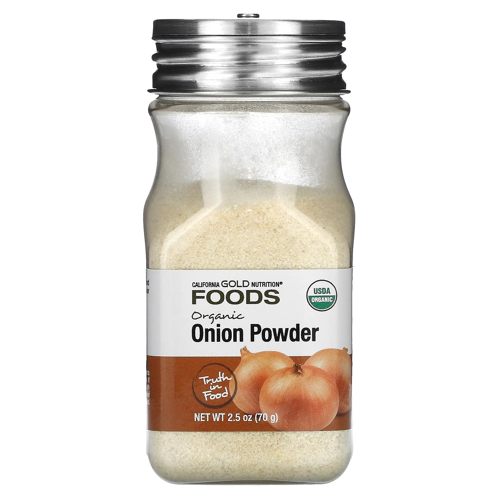 California Gold Nutrition Foods, Organic Onion Powder, 2.5 oz (70 g)