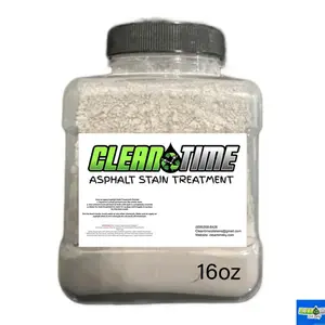 16oz Asphalt Oil Stain Treatment - All-Natural Powder Formula for Effective Fading and Removal of Oil Stains from Asphalt Surfaces