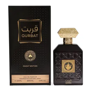 Qurbat Knight Edition Spray Perfume Eau de Parfum for Men and Women 100ml Golden Vanilla Musk Fragrances Cosmetics - Unisex fragrance