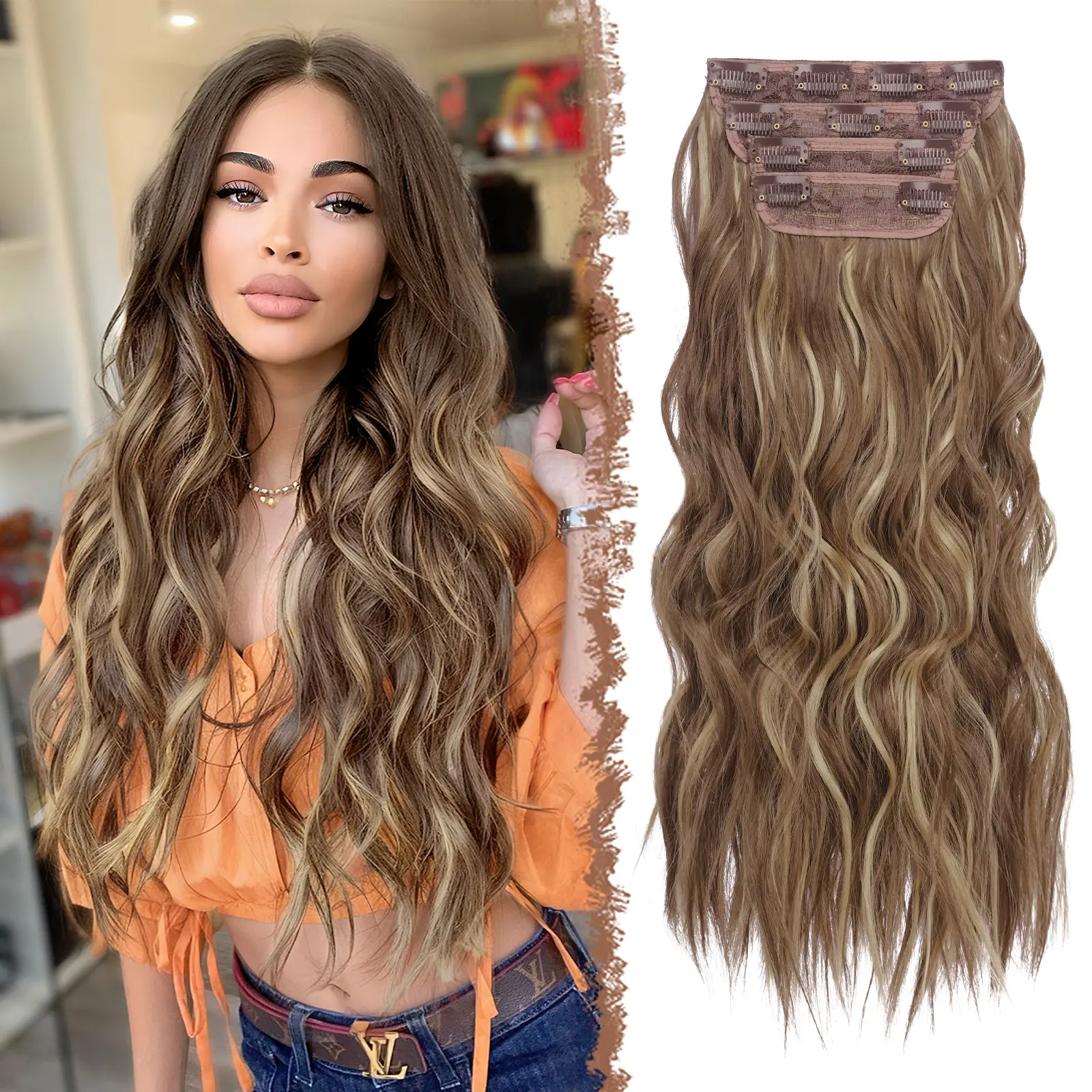 Light Brown Mixed Blonde