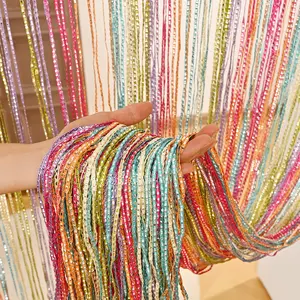 Thick Ball Rope Curtain Lantern, Decorative Partition Door Curtain, Elegant Home Decoration Accessory, 1 Piece Curtaining Treatment, Interior Decoration Accessories