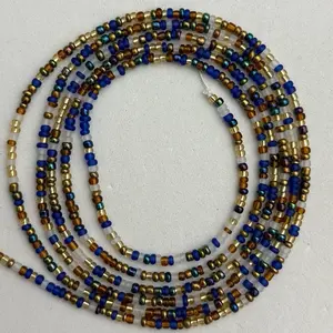 Midnight oasis Tie on waist beads