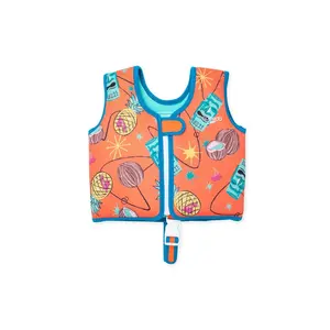 Speedo Kids' UV50+ Swim Vest with Safety Leg Strap – Ages 2–6, Durable & Comfortable