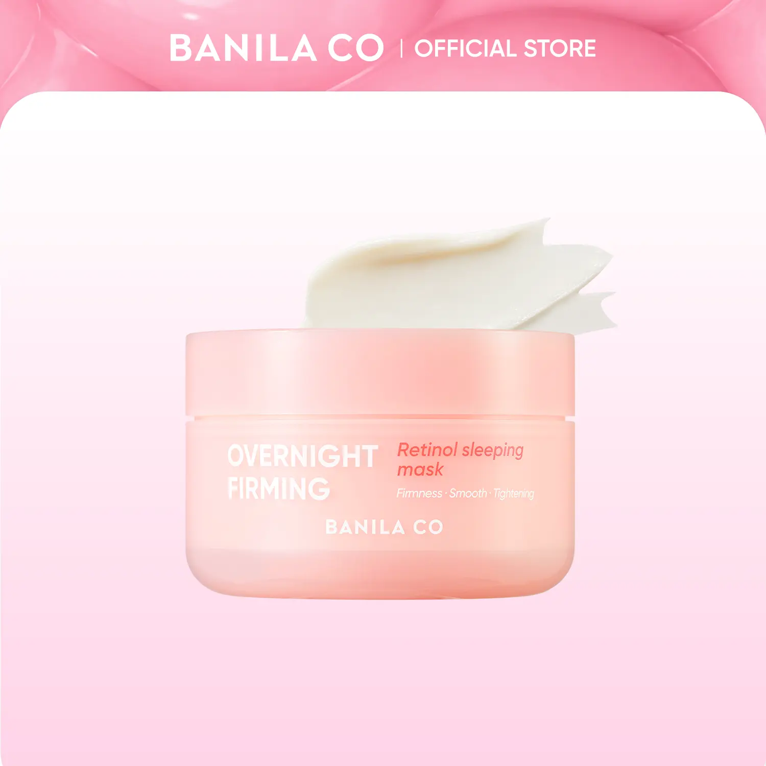 BANILA CO Overnight Firming Retinol Sleeping Mask | Liposome Retinol & Bakuchiol Capsule | Vegan Sleeping Mask for Smooth, Resilient Skin | Korean Facial Skincare Non-Comodogenic