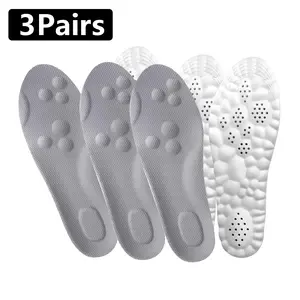 Comfortable and breathable insoles for men and women Insoles for Women Man,Cloud insoles for Men Women,4D Cloud Soles for Men Soft Memory Foam Cushioning Insoles - Trim to Fit Steppers Insoles