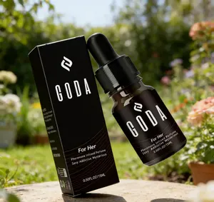 GODA For Her Pheromone Perfume For Women | Long-Lasting Floral Fragrance | Jasmine & Rose | Sweet & Spicy Aroma | Vegan & Cruelty-Free Travel Perfume 15ml