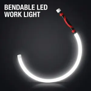 Bendable LED Flashlight Stick – 27" Flexible LED Work Light, Shadow-Free Magnetic Inspection Light, Rechargeable 7-Hour Runtime, Hands-Free Repair Light for Car Engine, Mechanic, Under Hood