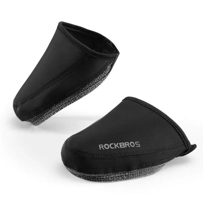 ROCKBROS Thermal Windproof Cycling Toe Covers - Toe Protectors for Shoes, Sports Shoe Accessories