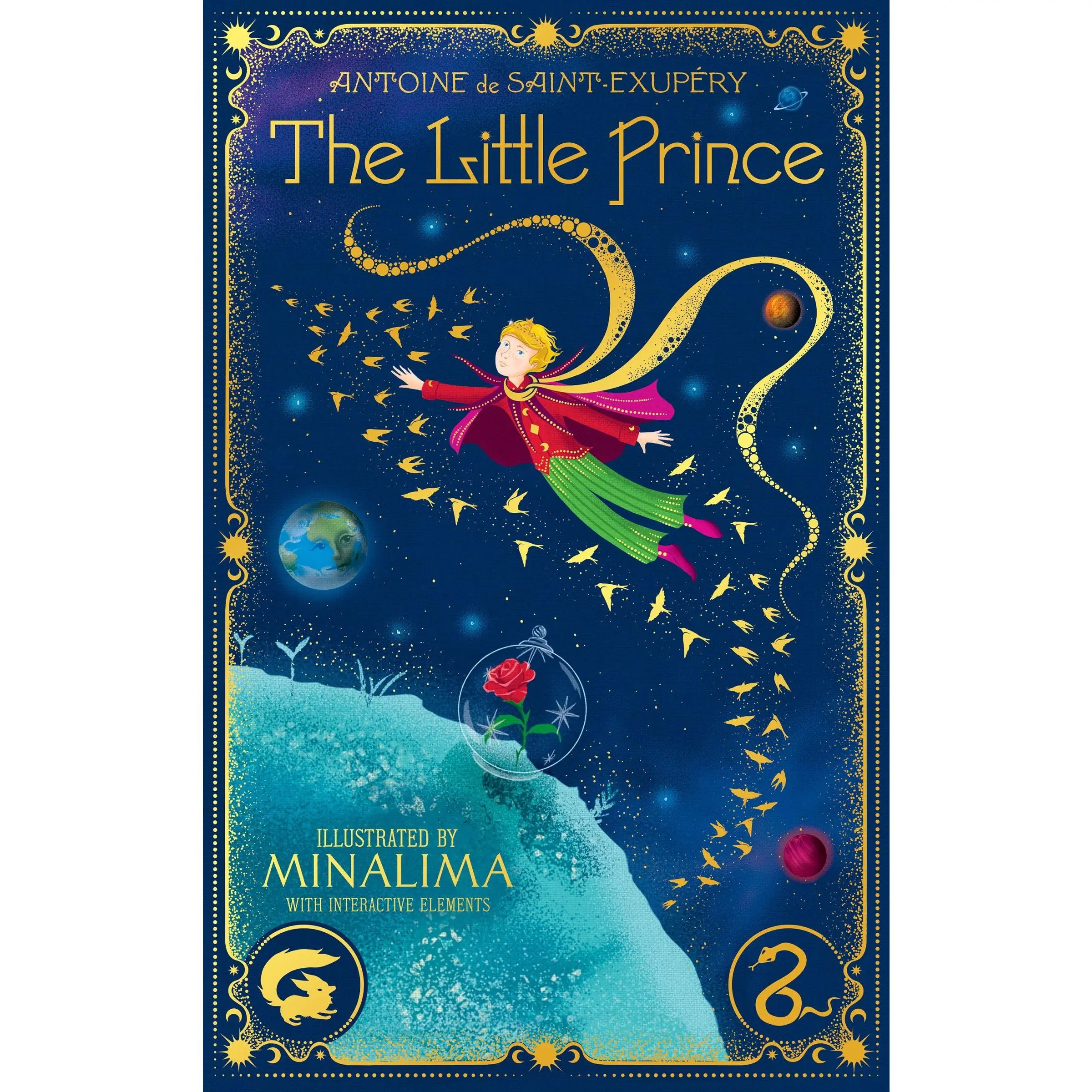 The Little Prince (MinaLima Edition) by Antoine de Saint-Exupéry|| [Hardback Book] Hardcover